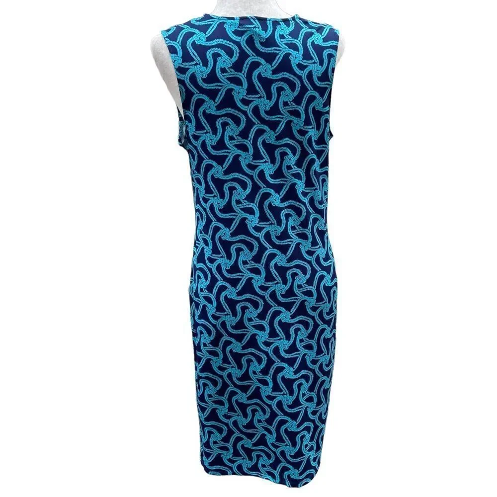 Julie Brown NYC Rope and Knots Front Twist Sleeveless Dress - Picture 8 of 13